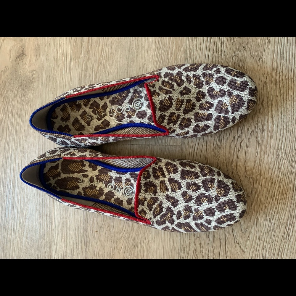 Rothy’s The Loafer size 9 color Mocha Spot gently used pristine condition